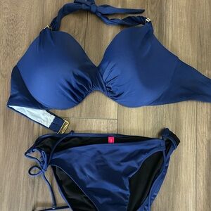 Victoria's Secret Deep Blue Bikini Set